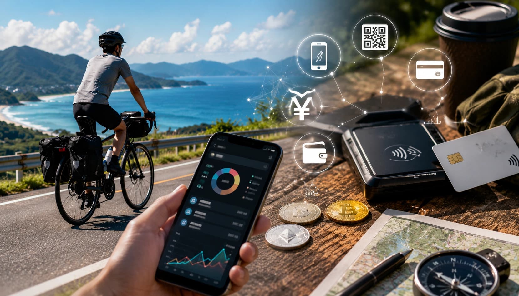 自転車旅の予算管理とキャッシュレス決済活用術